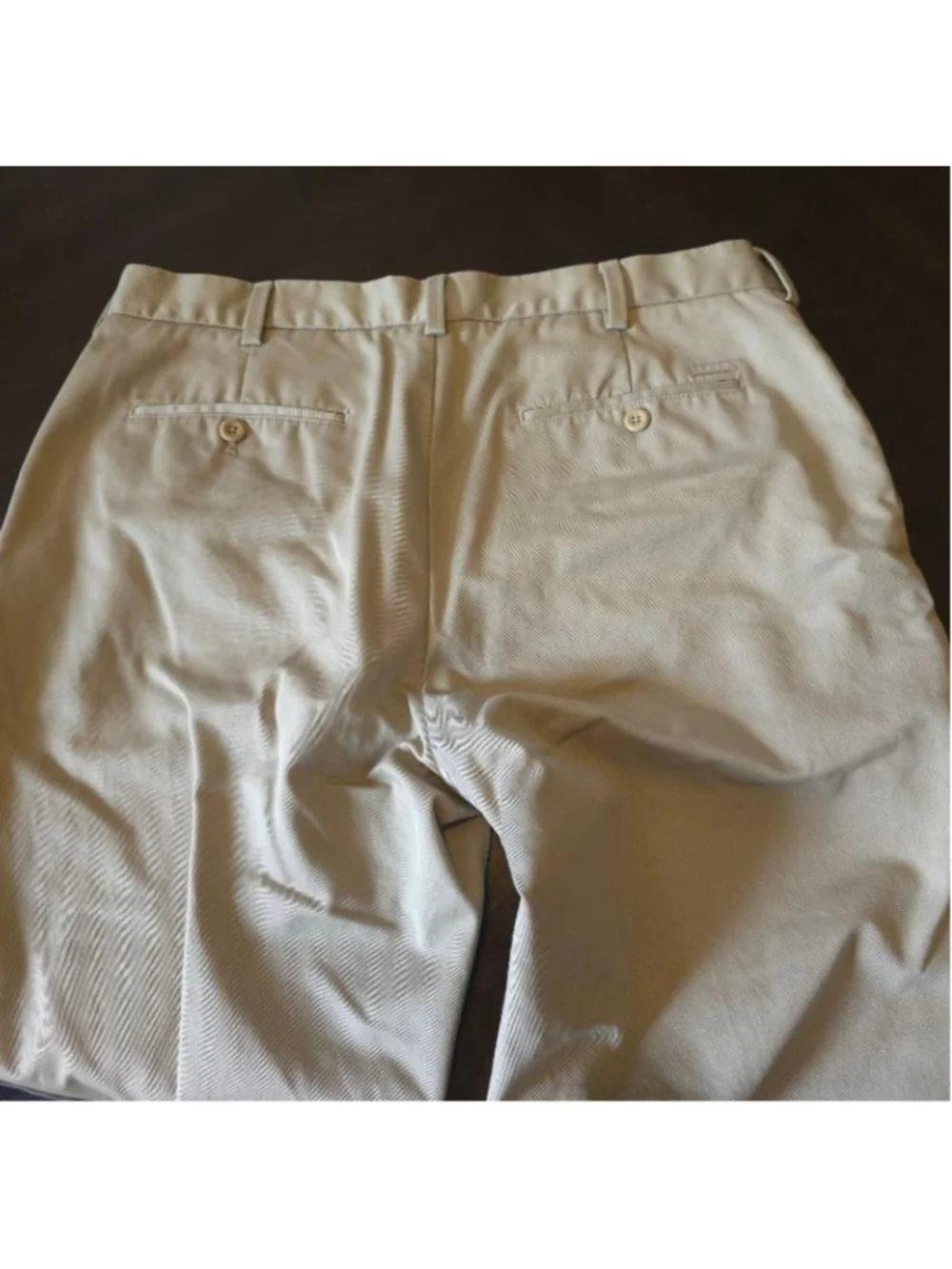 Men's IZOD Beige American Chino Beige Khakis Relaxed Slim Fit Pants Waist 36x32